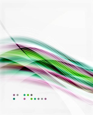 Modern yüksek teknoloji parlak cam dalga