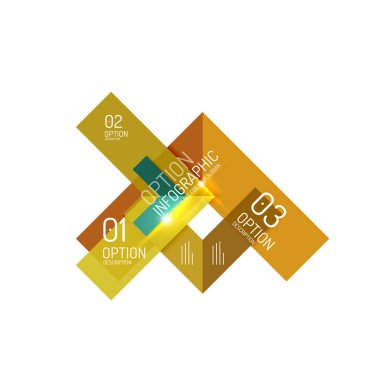 Arka plan, geometrik Infographic seçeneği şablonları
