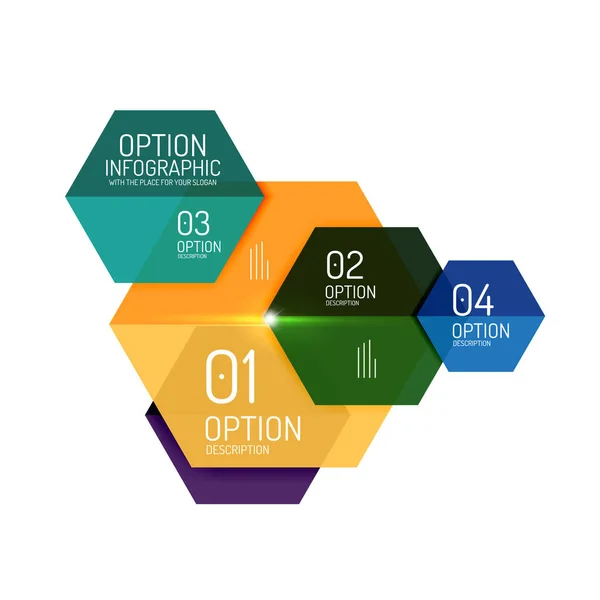 Layouts de banner infográfico —  Vetores de Stock