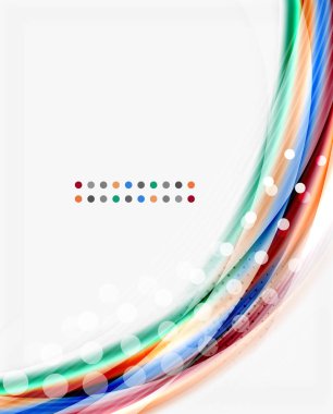 Beyaz renkli düzgün çizgi. Dalga arka plan