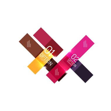 Vektör iş infographics, seçeneği belirleyin