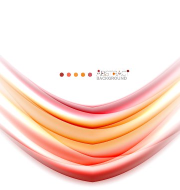 Beyaz, hareket kavramı arka plan üzerinde renkli çizgiler