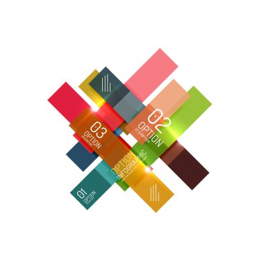 Vektör iş infographics, seçeneği belirleyin