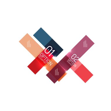 Vektör iş infographics, seçeneği belirleyin