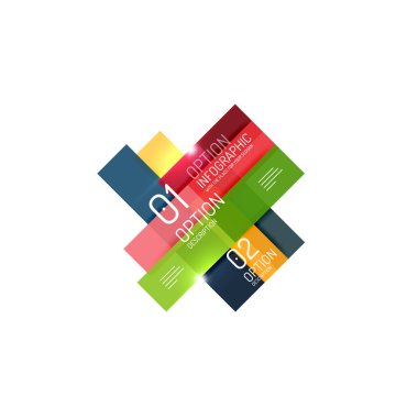 Vektör iş infographics, seçeneği belirleyin