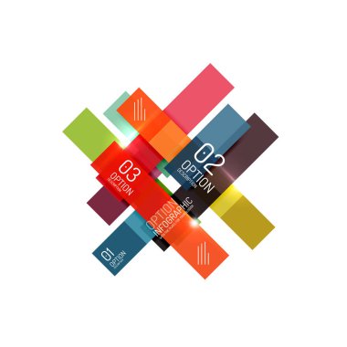 Vektör iş infographics, seçeneği belirleyin