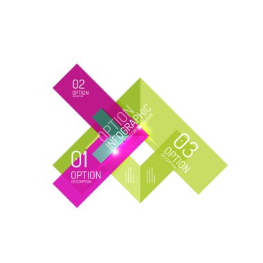Arka plan, geometrik Infographic seçeneği şablonları
