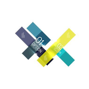 Vektör iş infographics, seçeneği belirleyin