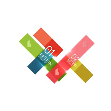 Vektör iş infographics, seçeneği belirleyin