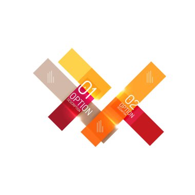 Vektör iş infographics, seçeneği belirleyin