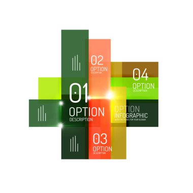 Arka plan, geometrik Infographic seçeneği şablonları