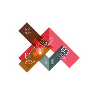 Arka plan, geometrik Infographic seçeneği şablonları