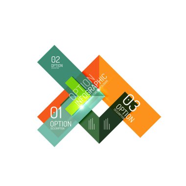 Arka plan, geometrik Infographic seçeneği şablonları