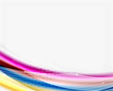 Yarı saydam vektör dalga çizgi, iş veya teknoloji şablon