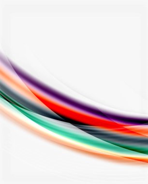 Parlak beyaz boşluk dalga