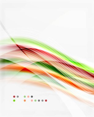 Vektör parlak dalga arka plan