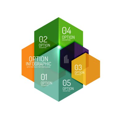 Infographic kağıt düzeni tasarım şablonları