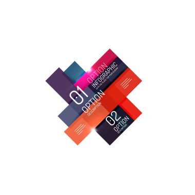 Vektör iş infographics, seçeneği belirleyin