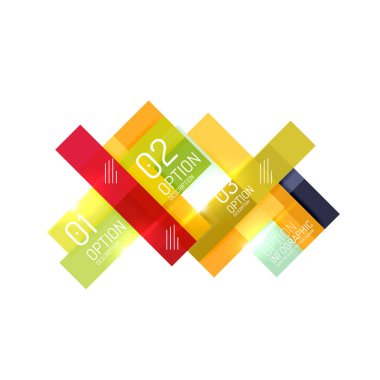 Vektör iş infographics, seçeneği belirleyin