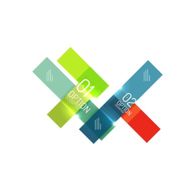 Vektör iş infographics, seçeneği belirleyin