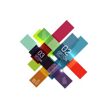 Vektör iş infographics, seçeneği belirleyin