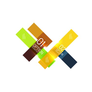 Vektör iş infographics, seçeneği belirleyin