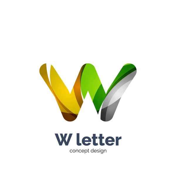 Lettre W logo — Image vectorielle