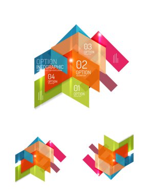 Kağıt Infographic elemanları