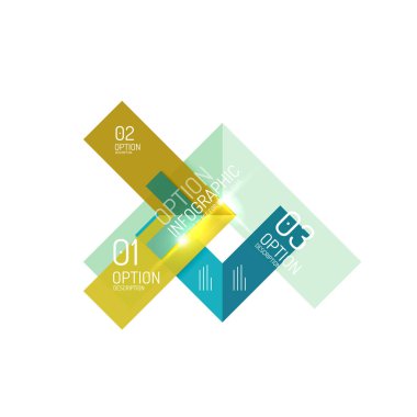Arka plan, geometrik Infographic seçeneği şablonları
