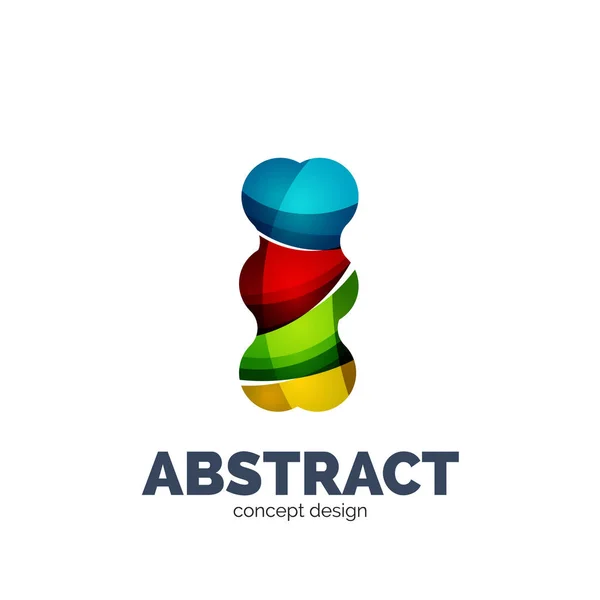 Logo futuriste abstrait moderne — Image vectorielle