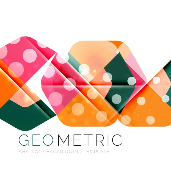 Geometrischer minimaler abstrakter Hintergrund mit Lichteffekten — Stockvektor