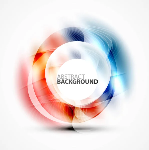 Colorful abstract circle banner — Stock Vector