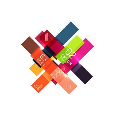 Vektör iş infographics, seçeneği belirleyin