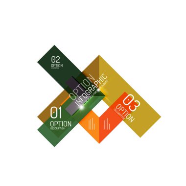 Arka plan, geometrik Infographic seçeneği şablonları