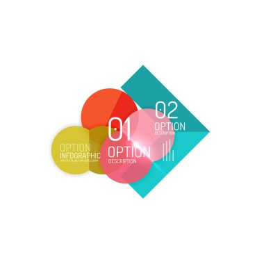 Vektör iş infographics, seçeneği belirleyin