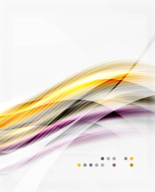 Vektör parlak dalga arka plan