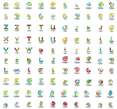 Mega mektup logo simgelerin ayarlamak