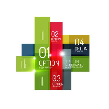 Arka plan, geometrik Infographic seçeneği şablonları