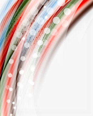 Beyaz renkli düzgün çizgi. Dalga arka plan