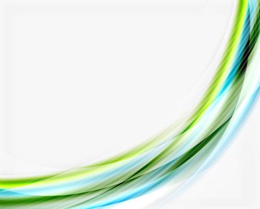 Yarı saydam vektör dalga çizgi, iş veya teknoloji şablon