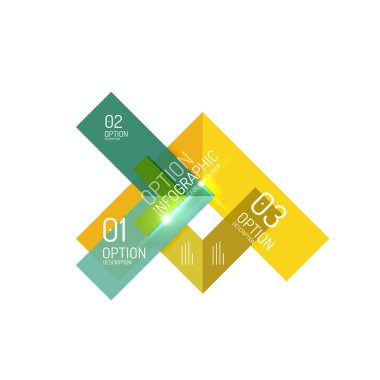Arka plan, geometrik Infographic seçeneği şablonları