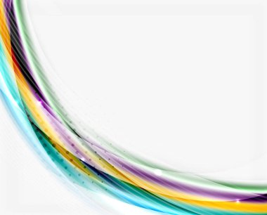 Beyaz renkli düzgün çizgi. Dalga arka plan