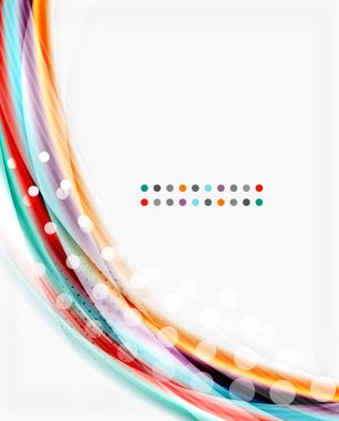 Parlak beyaz boşluk dalga