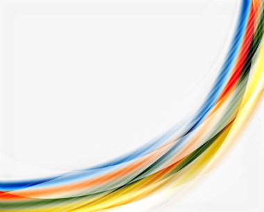 Parlak beyaz boşluk dalga