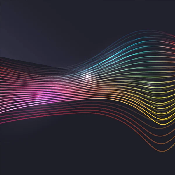 Koyu arka plan dalga duman