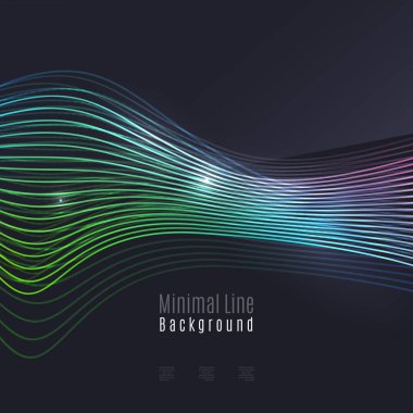 Koyu arka plan dalga duman