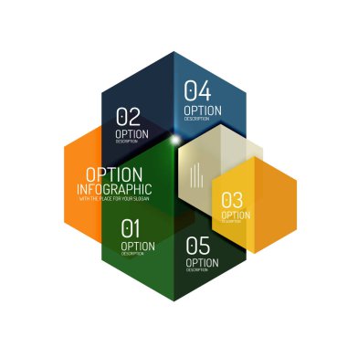 Infographic kağıt düzeni tasarım şablonları