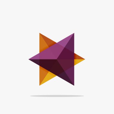 Boş üçgen düzeni iş şablonu