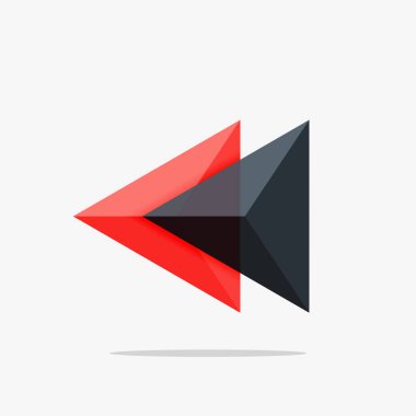 Boş üçgen düzeni iş şablonu