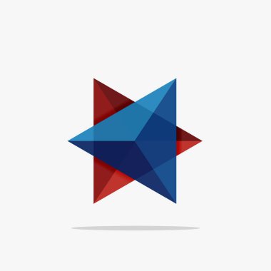 Boş üçgen düzeni iş şablonu